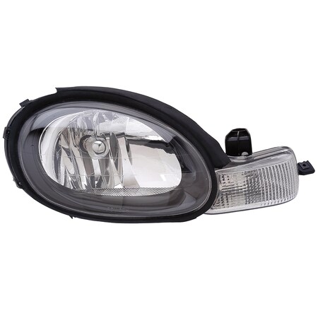 Eagle Eyes RH HEADLAMP ASSY COMPOSITE; W/BLACK BEZEL; NEON 01-01 CS079-B101R